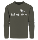Möwe auf Buhne - Organic Sweatshirt