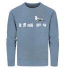Möwe auf Buhne - Organic Sweatshirt