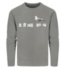 Möwe auf Buhne - Organic Sweatshirt