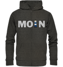 Moin Leuchtturm blau - Organic Zipper